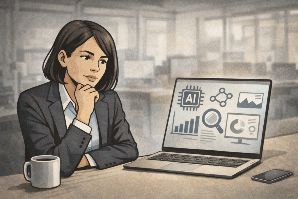 Young professional reflecting on career choices as new jobs that didn’t exist five years ago reshape the modern job market.